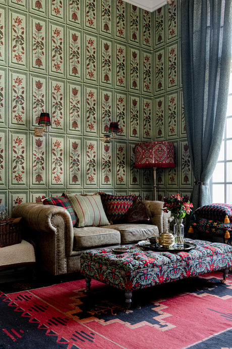 MindTheGap TYROLEAN PANEL Alpen Green TYROL Wallpaper