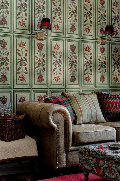 MindTheGap TYROLEAN PANEL Alpen Green TYROL Wallpaper