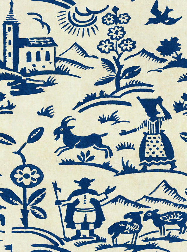 MindTheGap BRIXEN Blue TYROL Wallpaper