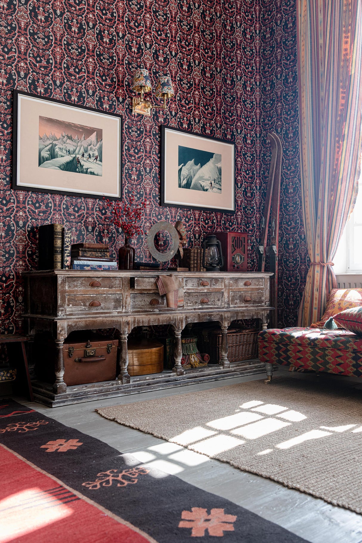 MindTheGap FLORICSOME Blueprint TYROL Wallpaper