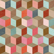 MindTheGap COLOURED GEOMETRY PATTERN Wallpaper
