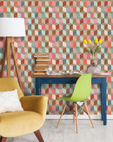 MindTheGap COLOURED GEOMETRY PATTERN Wallpaper