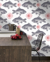 MindTheGap FISH NEUTRAL SEASIDE Wallpaper