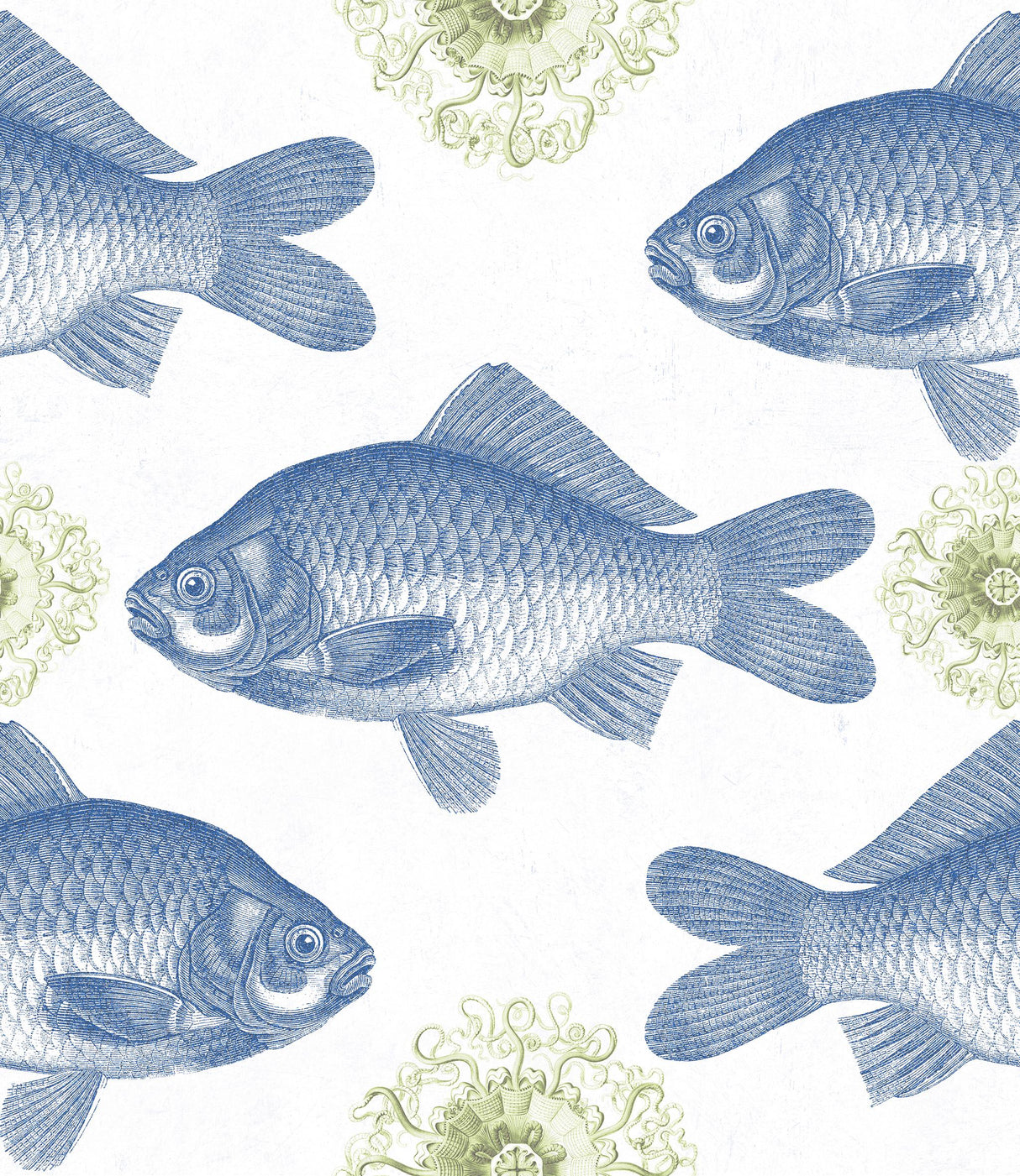 MindTheGap FISH BLUE SEASIDE Wallpaper