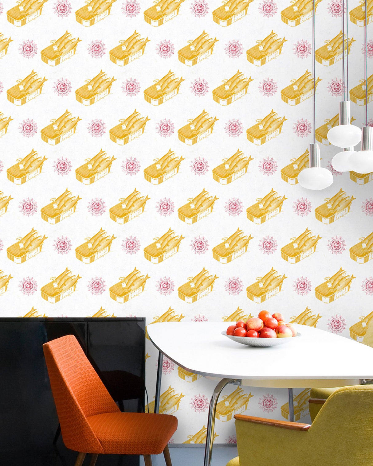 MindTheGap SARDINES YELLOW SEASIDE Wallpaper