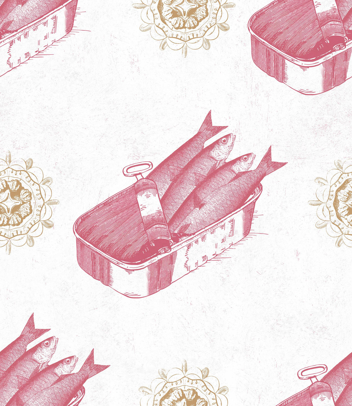 MindTheGap SARDINES RED SEASIDE Wallpaper