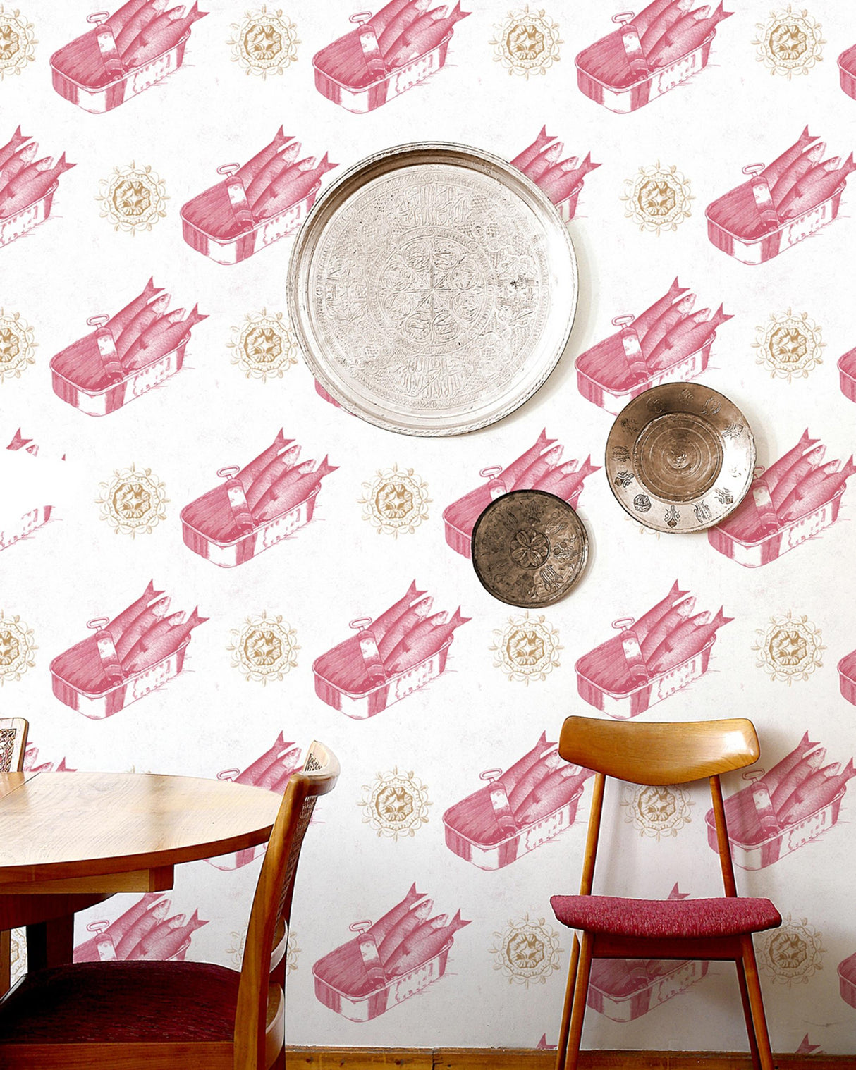 MindTheGap SARDINES RED SEASIDE Wallpaper