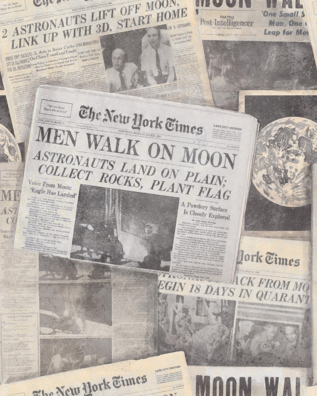 MindTheGap MOONWALKER NEWSPAPER Wallpaper