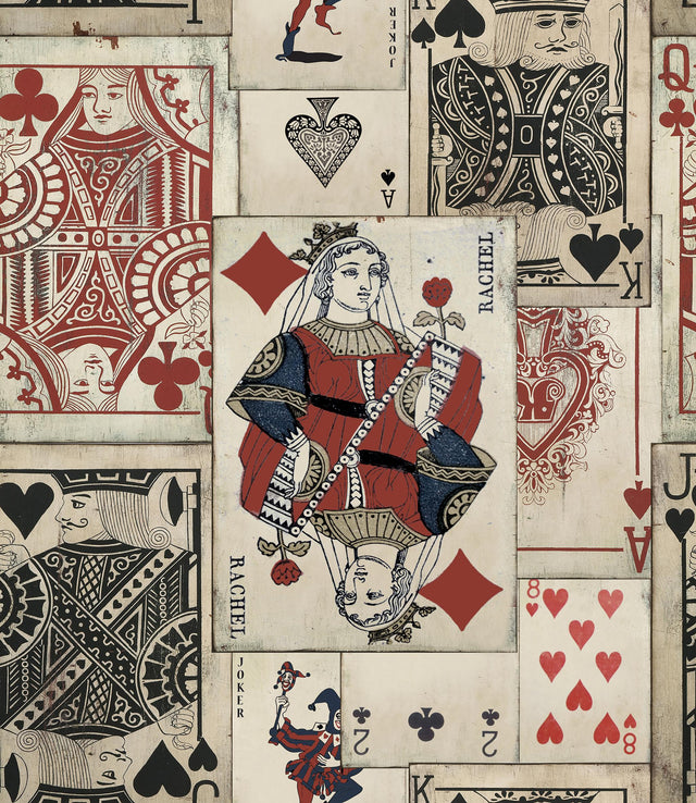 MindTheGap PLAY CARDS RETRO Wallpaper