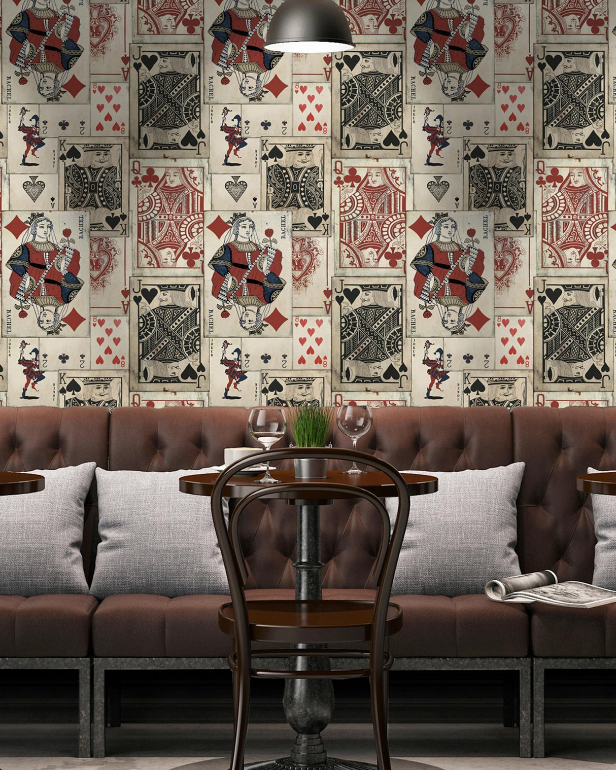 MindTheGap PLAY CARDS RETRO Wallpaper