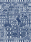 MindTheGap LOUVRE BLUE ARCHITECTURAL Wallpaper