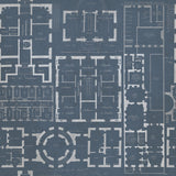 MindTheGap CHATEAU BLUE ARCHITECTURAL Wallpaper