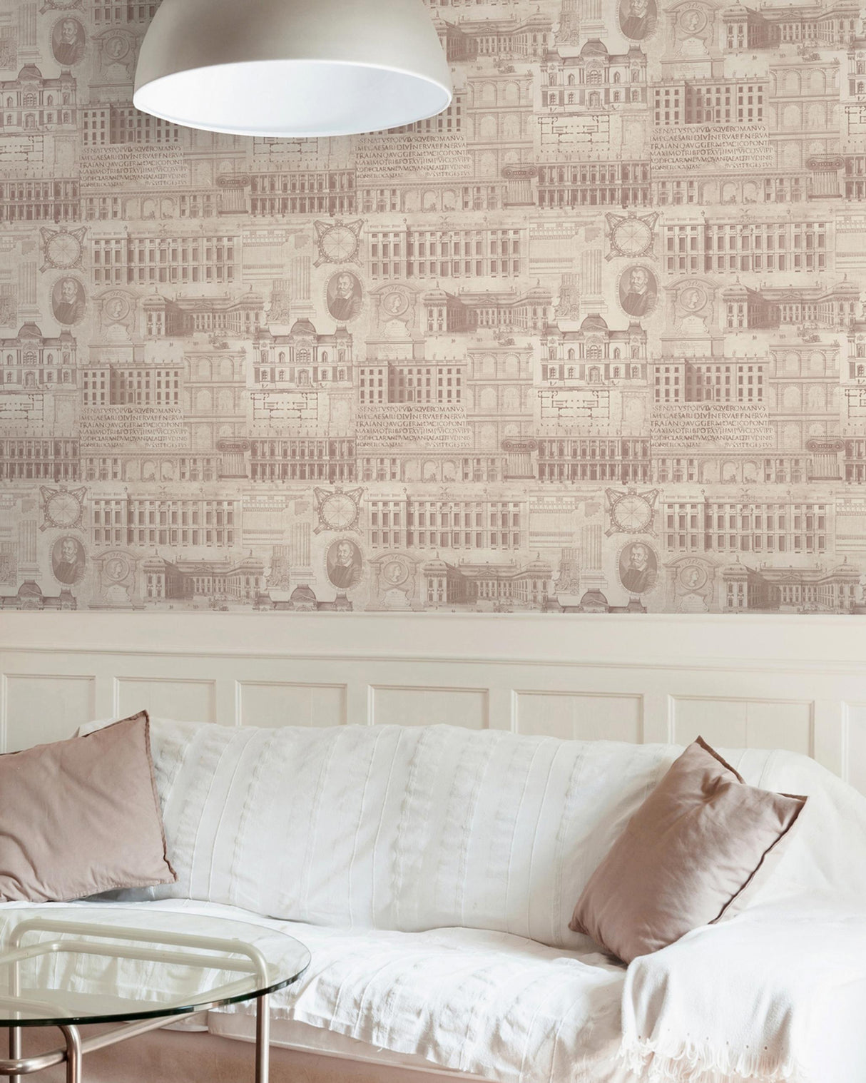MindTheGap VITRUVIUS TAUPE ARCHITECTURAL Wallpaper