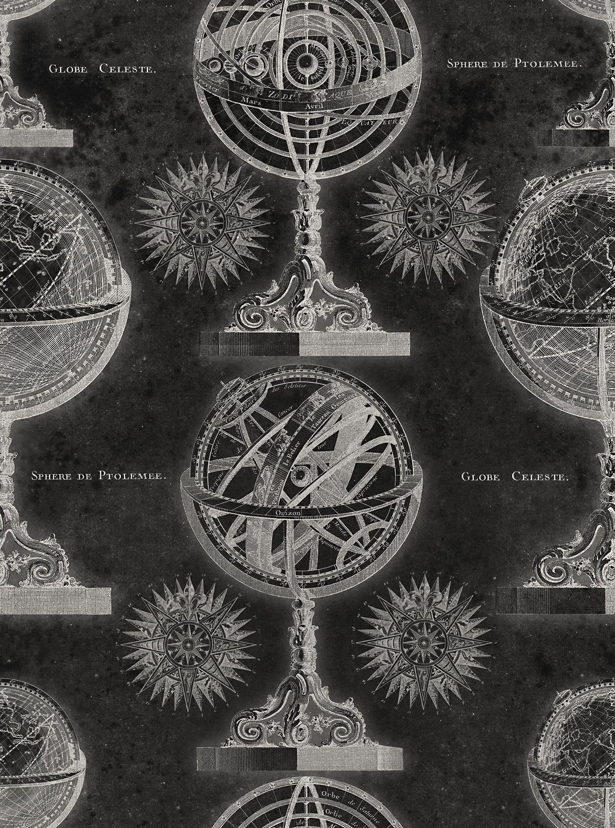 MindTheGap ARMILLARY ANTHRACITE DISCOVERY Wallpaper