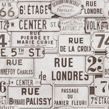 MindTheGap STREET SIGNS BROWN URBAN Wallpaper