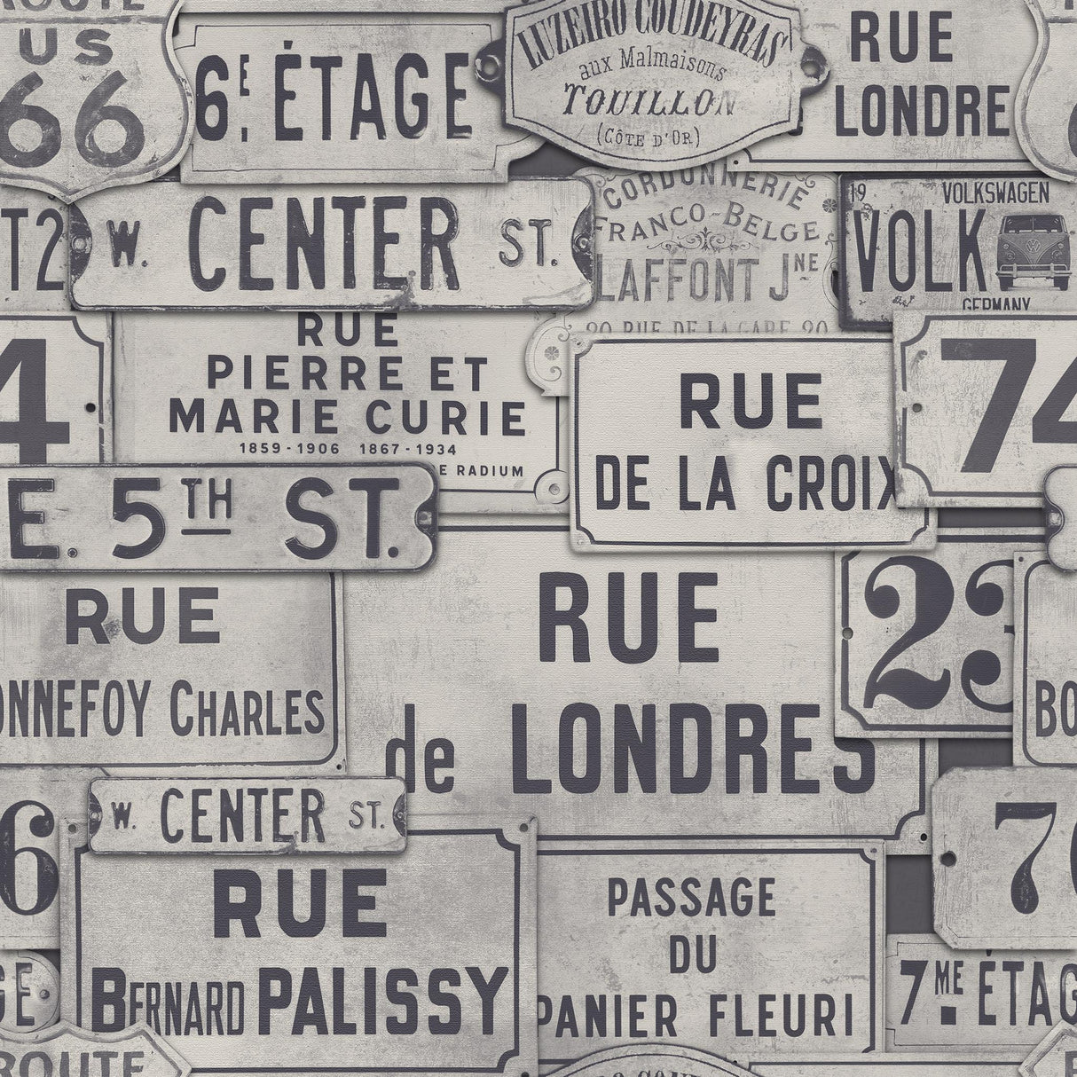 MindTheGap STREET SIGNS NEUTRAL URBAN Wallpaper