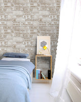 MindTheGap VINTAGE SIGNS TAUPE URBAN Wallpaper
