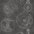 MindTheGap HORLOGERIE ANTHRACITE VINTAGE SCIENCE Wallpaper