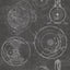 MindTheGap HORLOGERIE ANTHRACITE VINTAGE SCIENCE Wallpaper