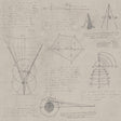 MindTheGap NEWTON GEOMETRY TAUPE VINTAGE SCIENCE Wallpaper