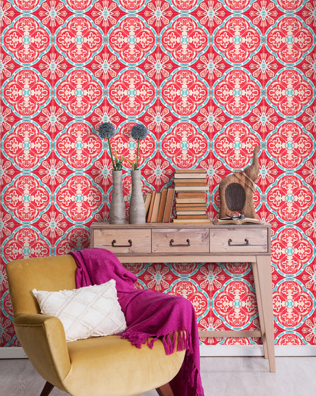 MindTheGap RUFOUS TILE WORLD CULTURE Wallpaper