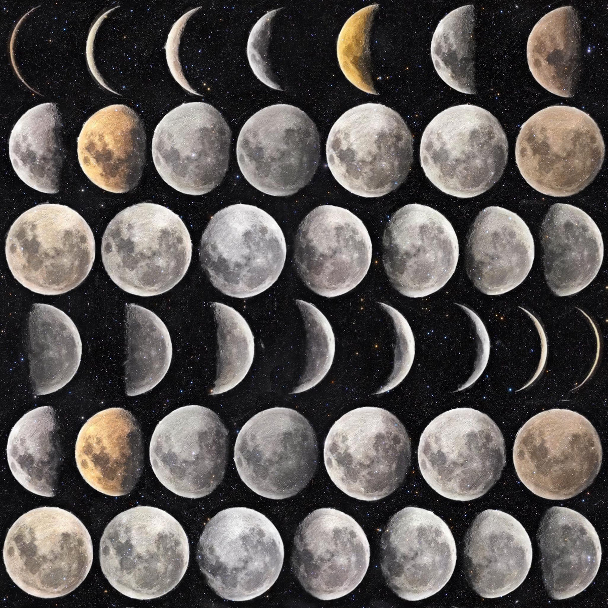 MindTheGap MOON PHASES UNIVERSE Wallpaper