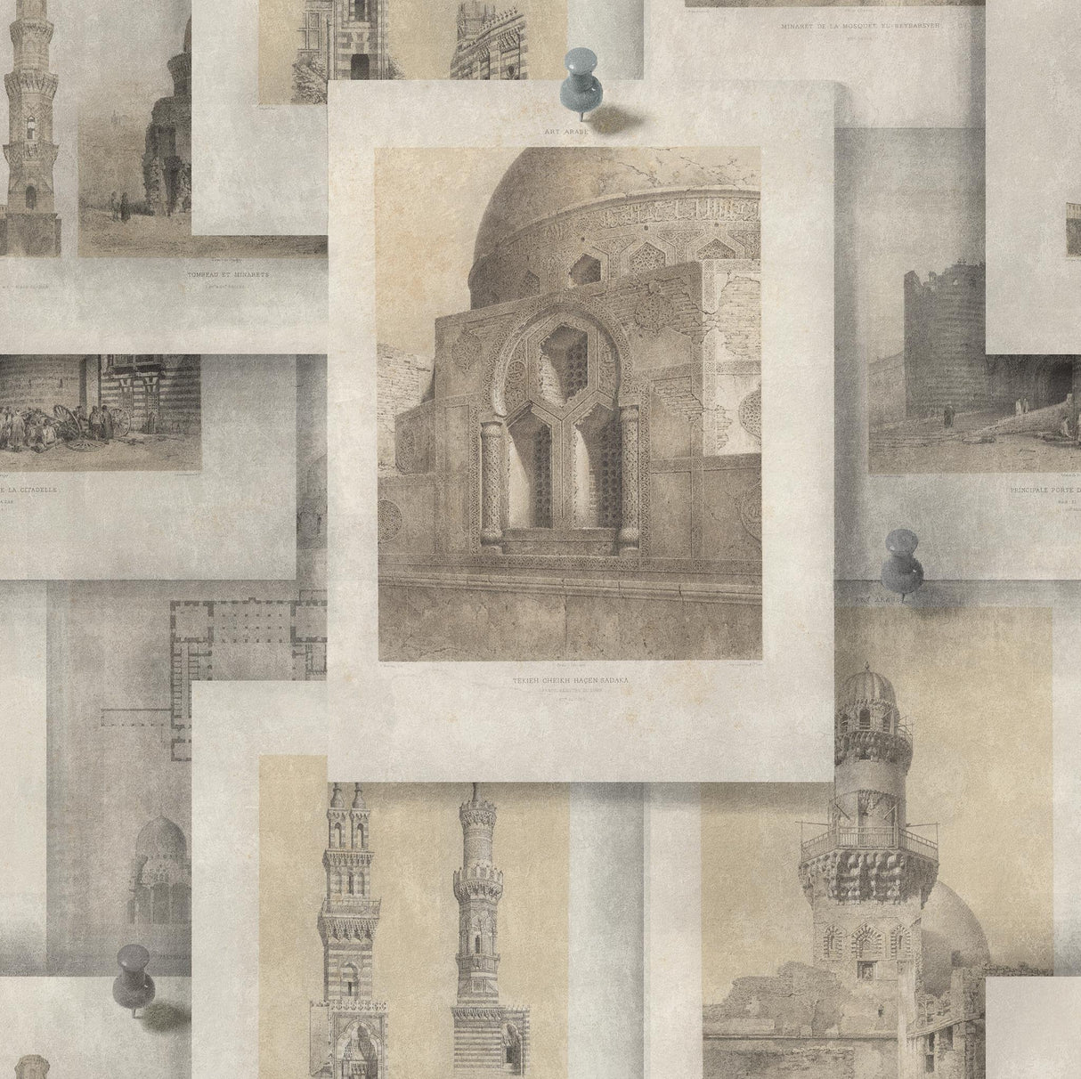 MindTheGap ARABIAN MONUMENTS ARCHITECTURAL Wallpaper