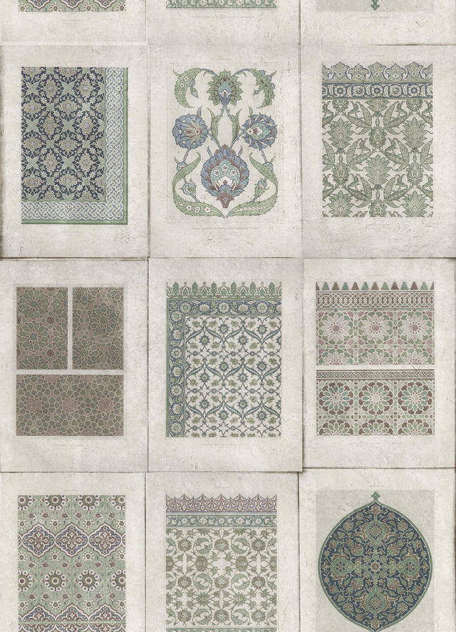 MindTheGap ARABESQUES GREY ARCHITECTURAL Wallpaper