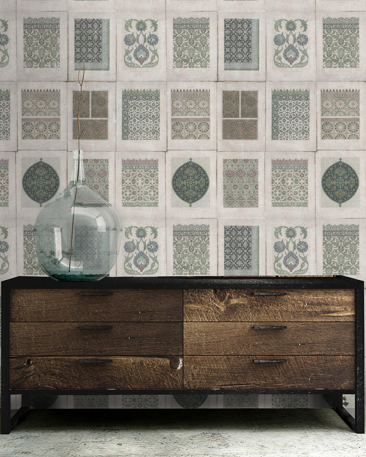 MindTheGap ARABESQUES GREY ARCHITECTURAL Wallpaper