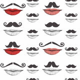 MindTheGap MOUSTACHE AND LIPS CONTEMPORARY Wallpaper