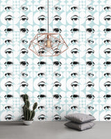 MindTheGap EYES AND CIRCLES SKY CONTEMPORARY Wallpaper
