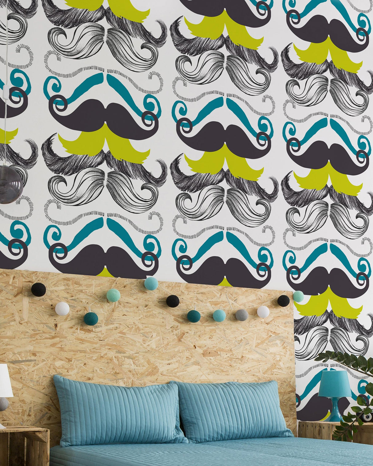MindTheGap DIFFERENT MOUSTACHES CONTEMPORARY Wallpaper