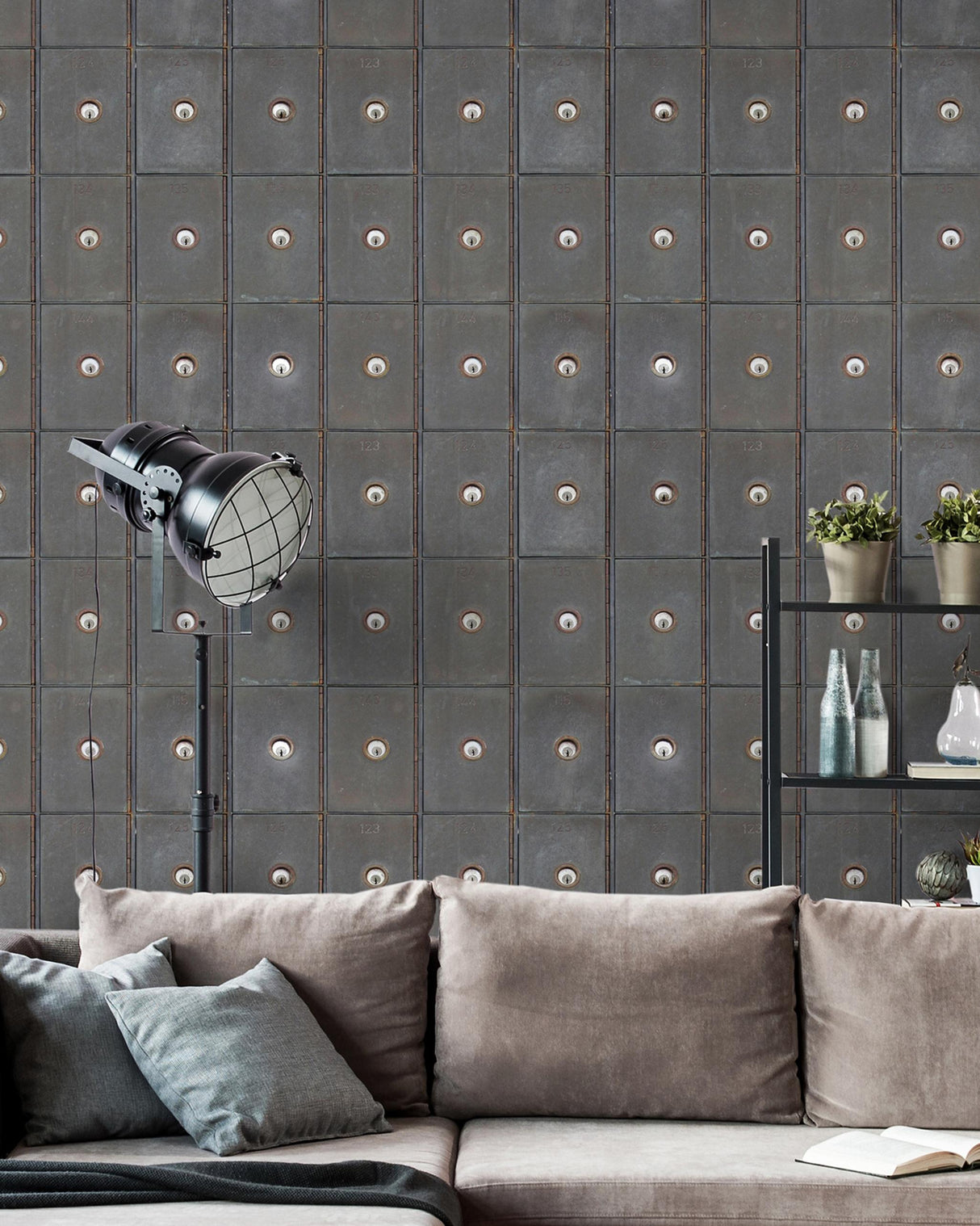 MindTheGap INDUSTRIAL METAL CABINETS INDUSTRIAL Wallpaper