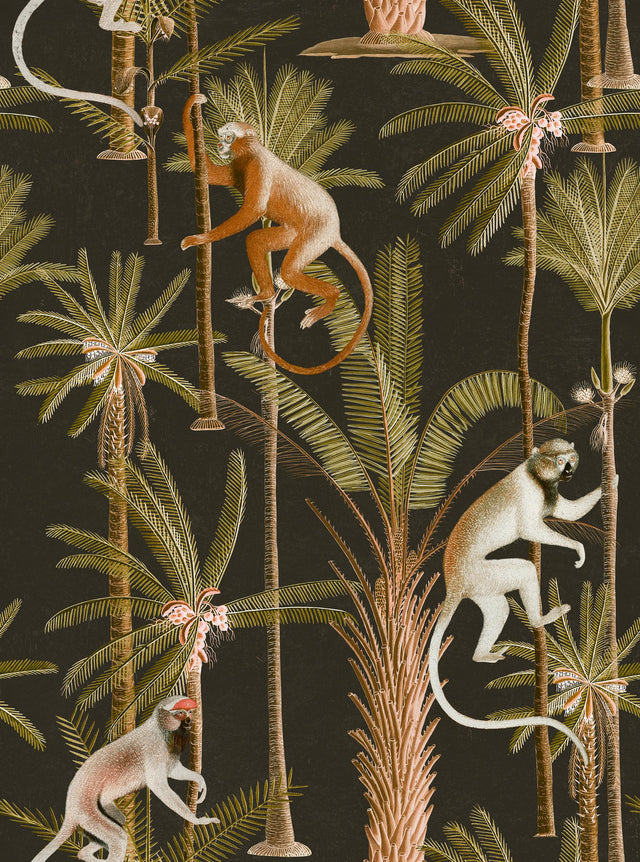 MindTheGap BARBADOS ANTHRACITE The Rediscovered Paradise Wallpaper