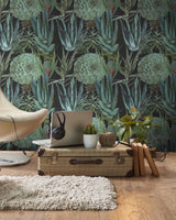 MindTheGap SUCCULENTUS ANTHRACITE The Rediscovered Paradise Wallpaper