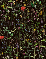 MindTheGap AQUAFLEUR ANTHRACITE The Florist Wallpaper