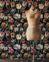 MindTheGap TULIPA DARK The Florist Wallpaper
