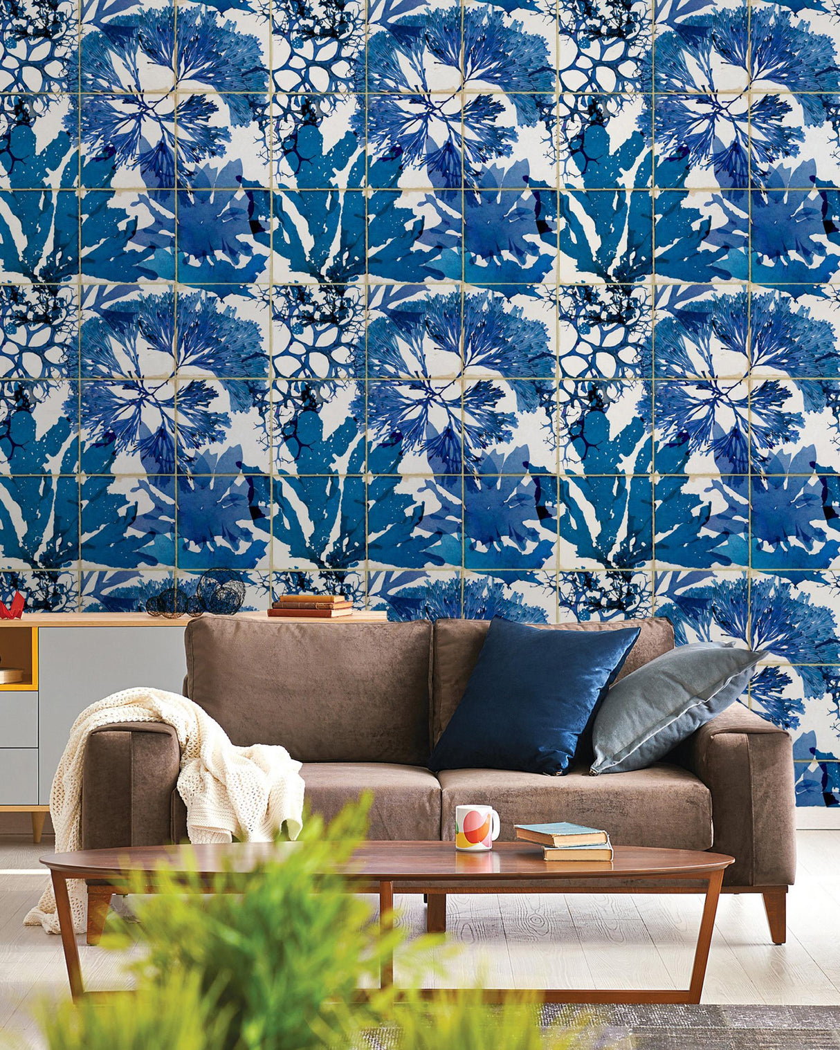 MindTheGap ALGAE IN BLUE Mediterraneo Wallpaper