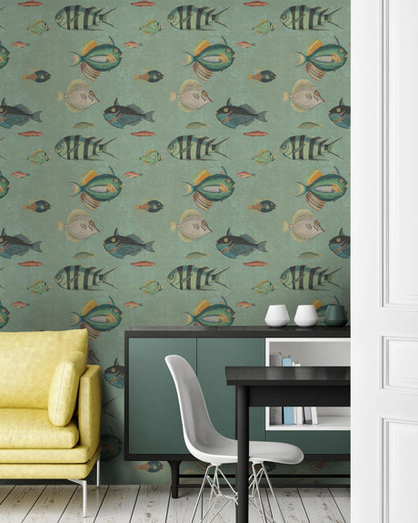 MindTheGap POISSONS Mediterraneo Wallpaper