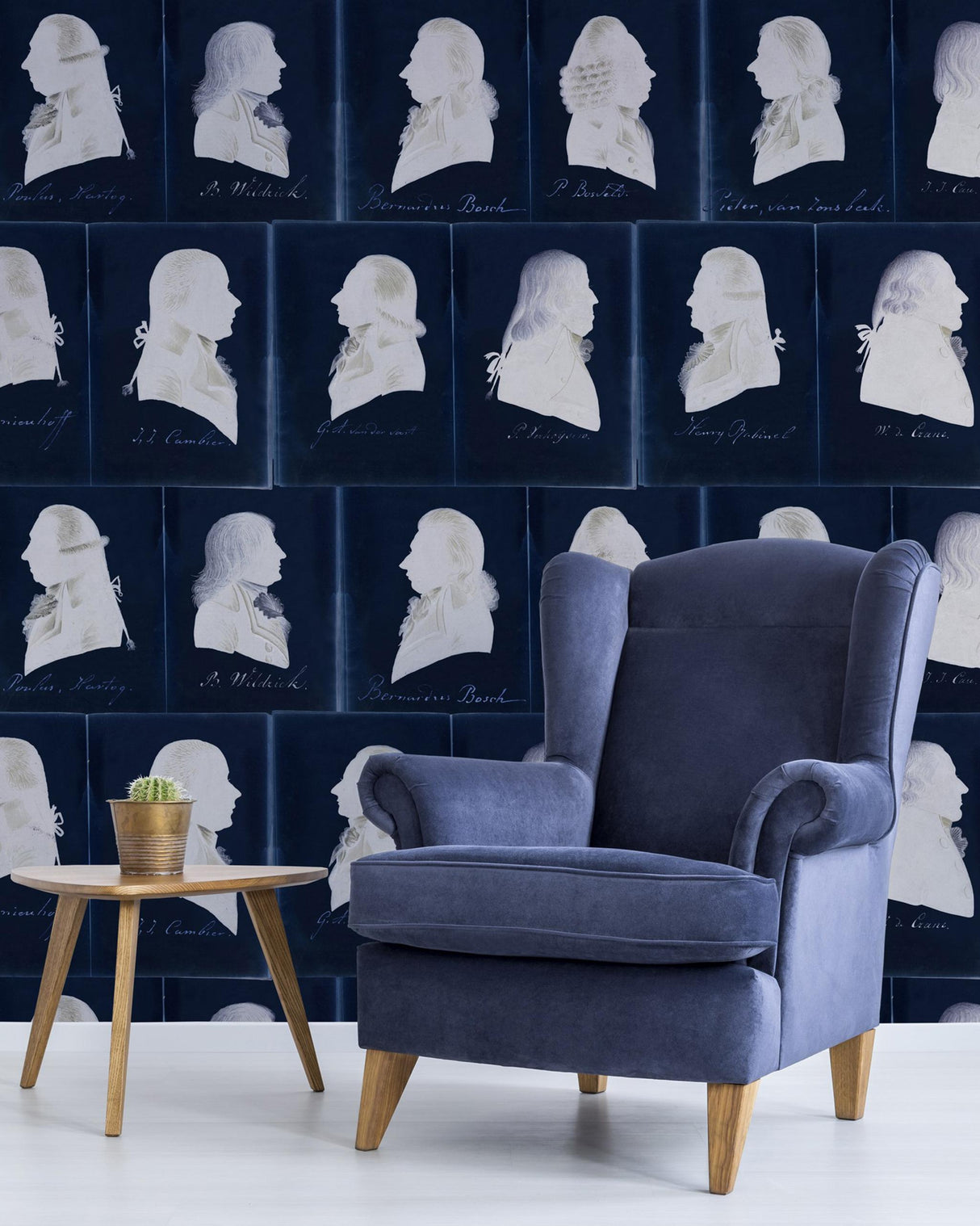 MindTheGap DUTCH PORTRAITS BLUE Dutch Blauw Wallpaper