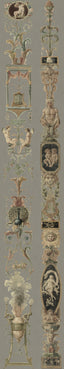 MindTheGap PILASTERS GREY The World of Antiquity Wallpaper