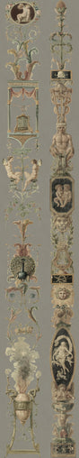 MindTheGap PILASTERS GREY The World of Antiquity Wallpaper