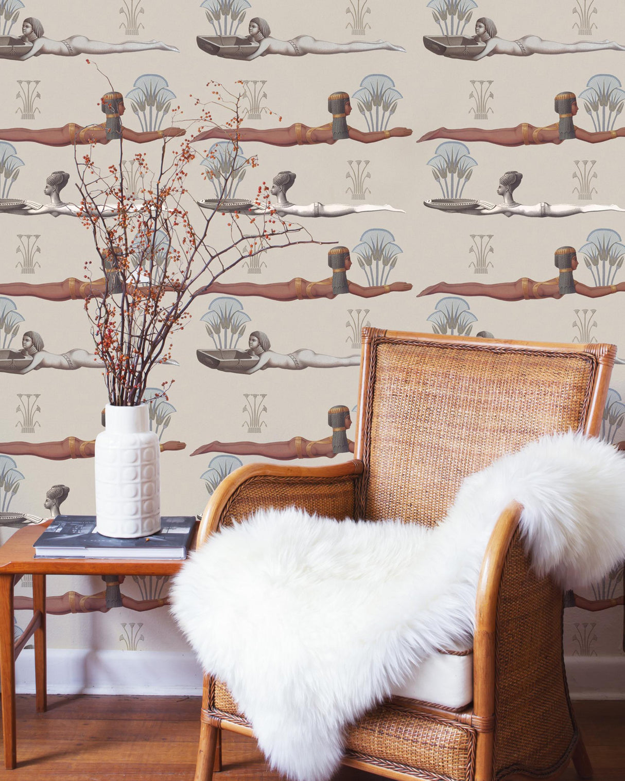 MindTheGap EGYPTUM TAUPE The World of Antiquity Wallpaper