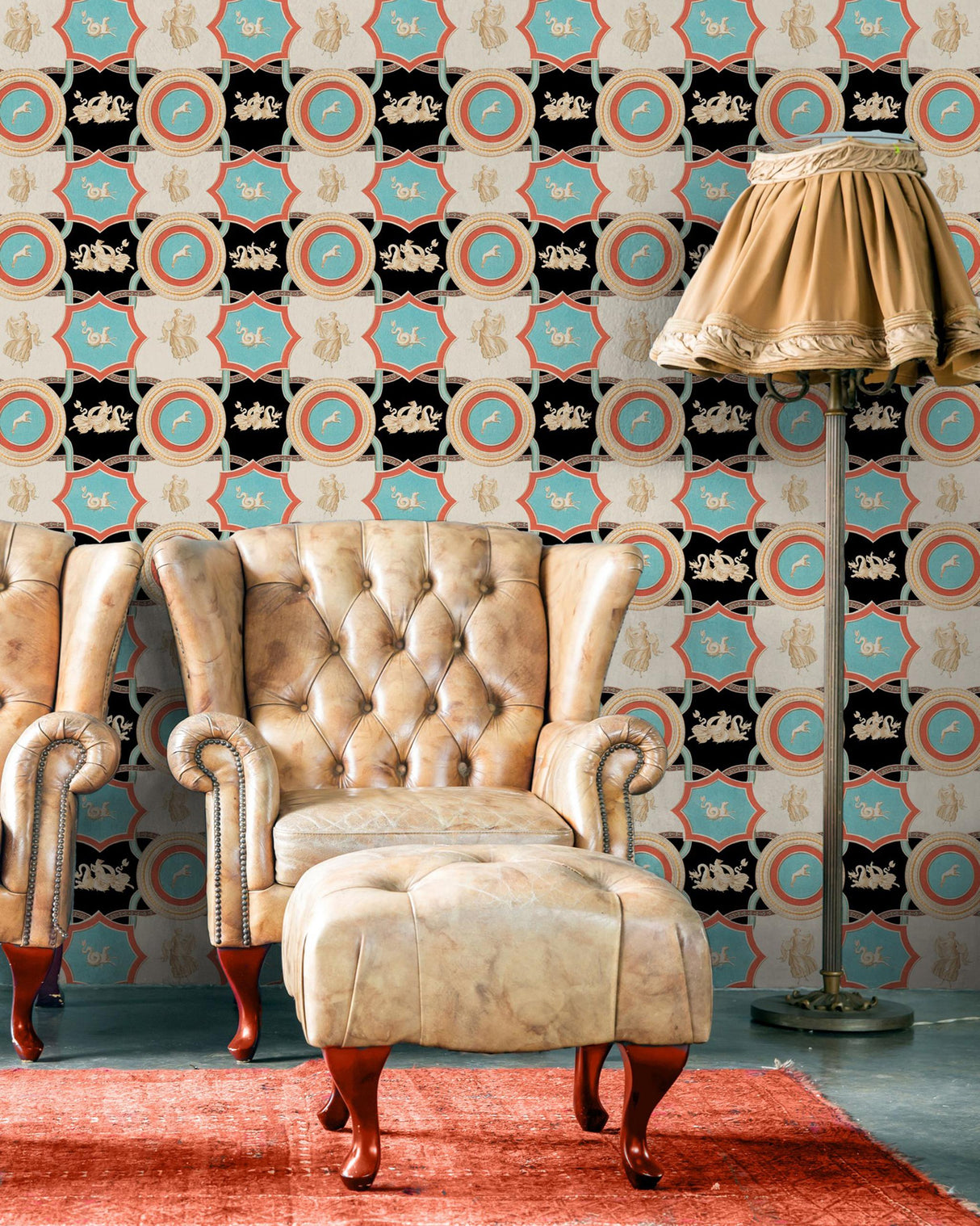 MindTheGap APODYTERIUM TAUPE The World of Antiquity Wallpaper
