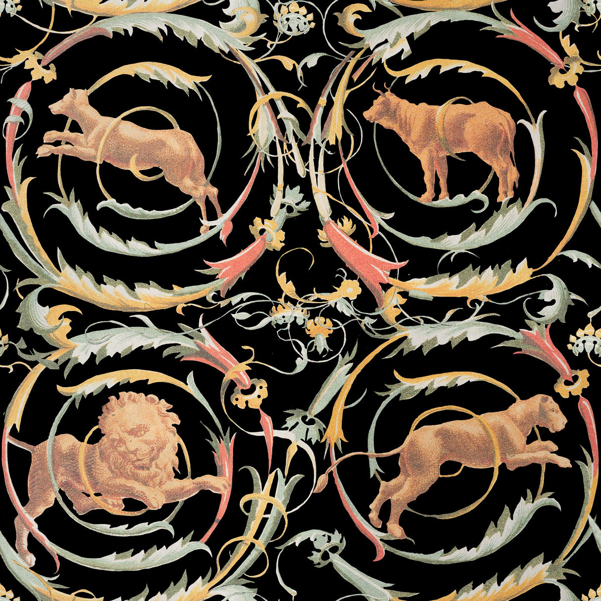 MindTheGap FRESCE ANTHRACITE The World of Antiquity Wallpaper
