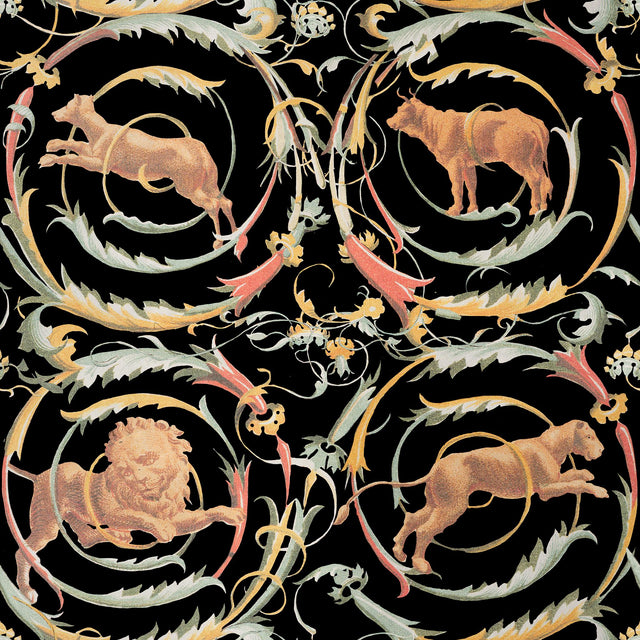 MindTheGap FRESCE ANTHRACITE The World of Antiquity Wallpaper