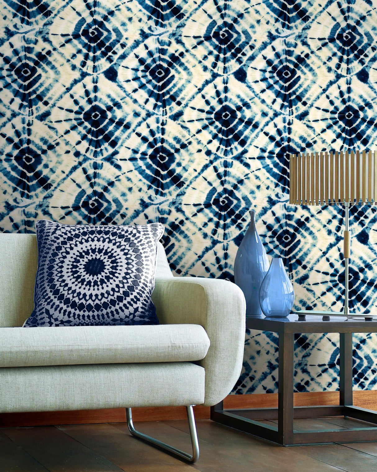 MindTheGap SHIBORI SWIRLS Fabric Obssesion Wallpaper