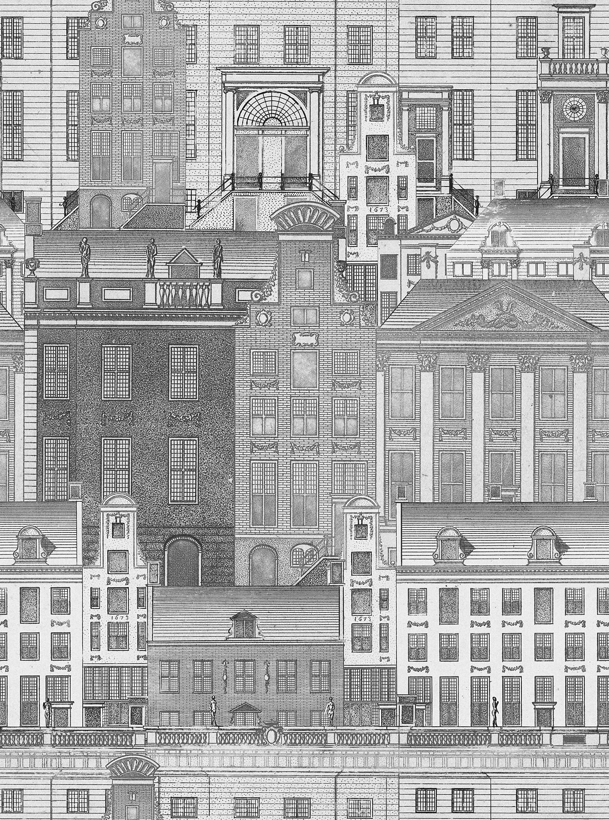 MindTheGap AMSTERDAM NEUTRAL Histoire de L'architecture Wallpaper