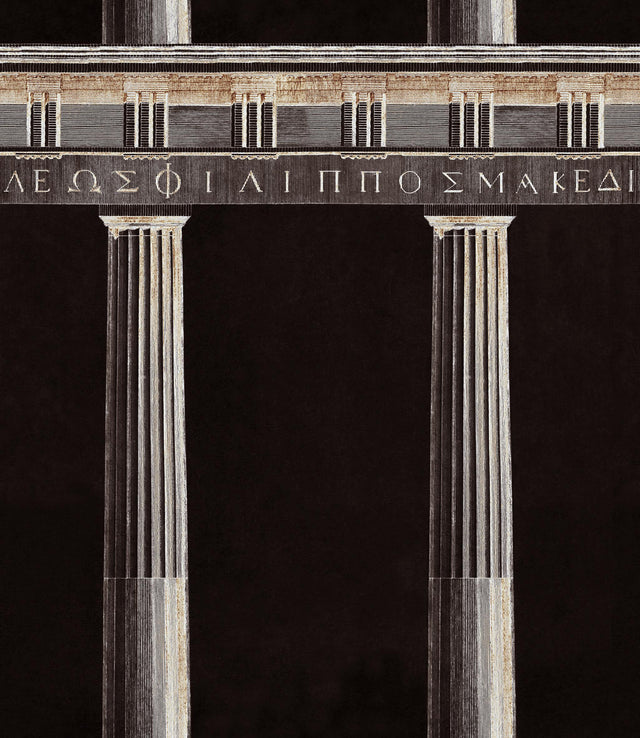 MindTheGap ATHENA ANTHRACITE Histoire de L'architecture Wallpaper