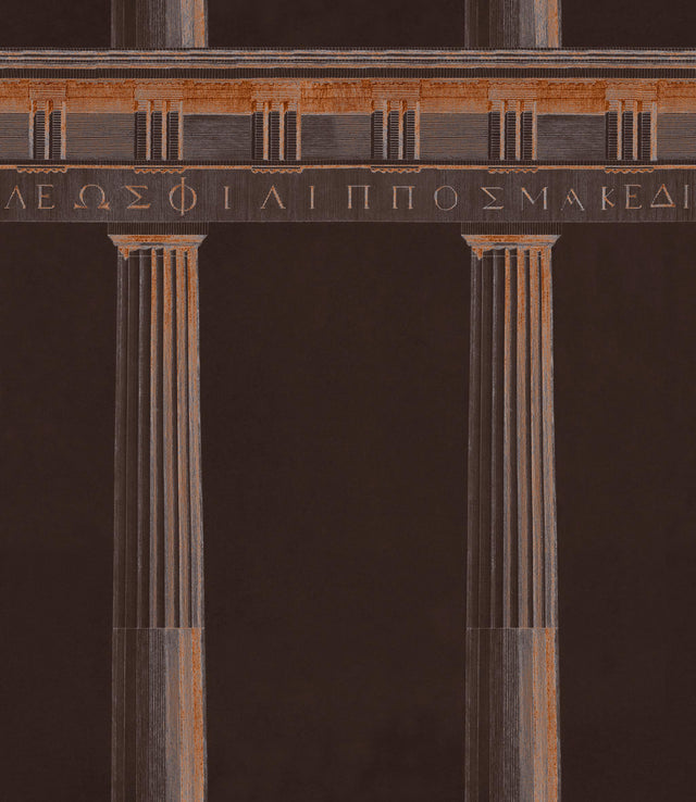 MindTheGap ATHENA COPPER Histoire de L'architecture Wallpaper